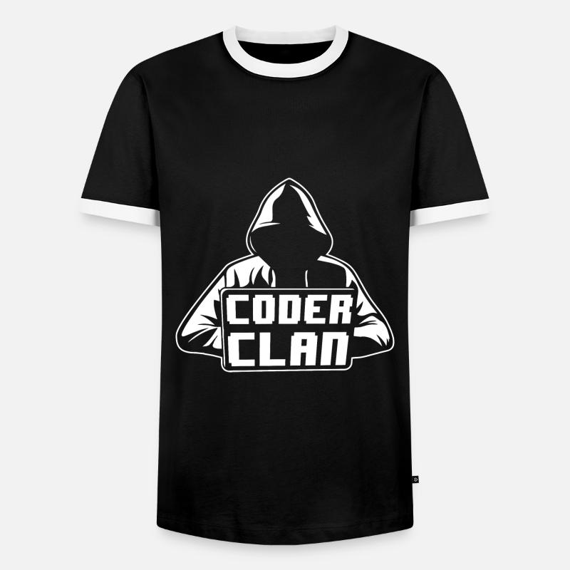 Programmierer Coder Software Entwickler - Männer Kontrast-T-Shirt - Schwarz/Weiß