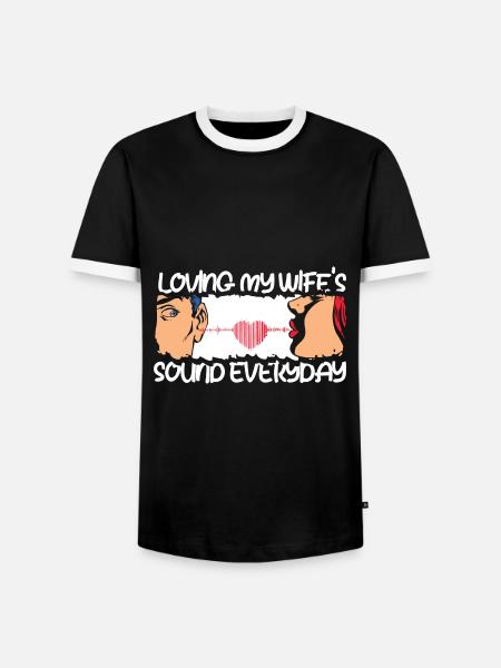 Tontechniker Sound Audio Engineer - Männer Kontrast-T-Shirt - Schwarz/Weiß
