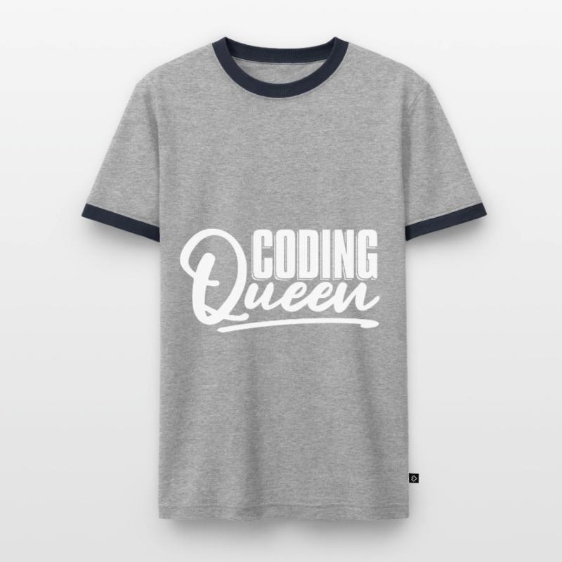 Programmierer Coder Software Entwickler Männer Kontrast-T-Shirt