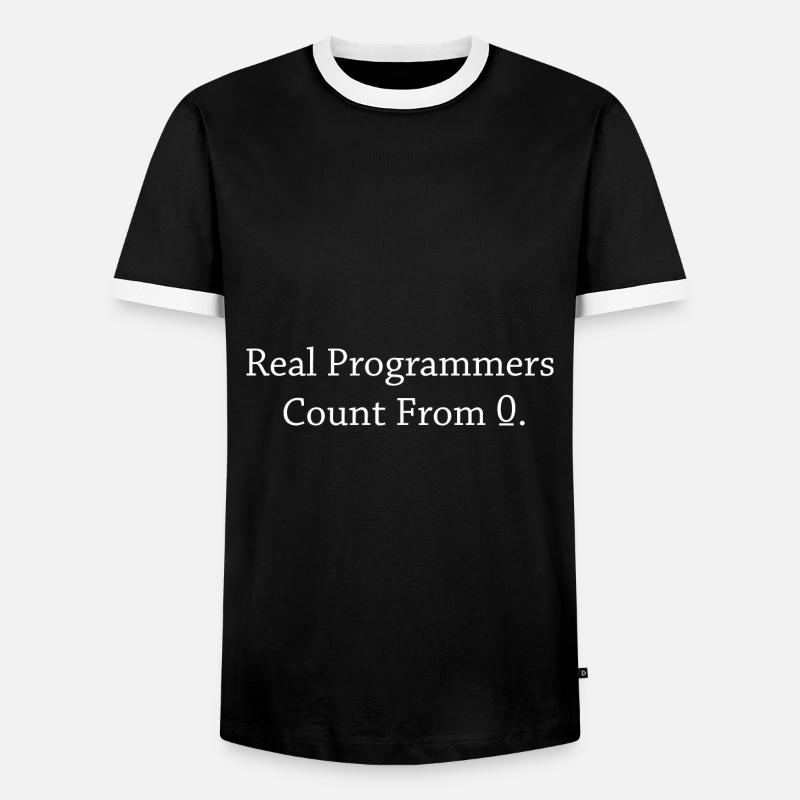 Programmierer Coder Software Entwickler - Männer Kontrast-T-Shirt - Schwarz/Weiß