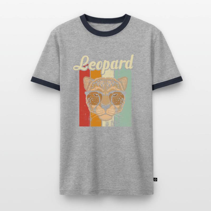 leopard Men's Ringer Shirt