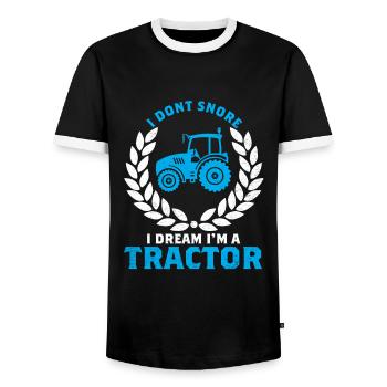 Bauer - Männer Kontrast-T-Shirt - Schwarz/Weiß - Vorne - AI Model Female 172 light (172cm) & AI Model Male 178 light (178cm)