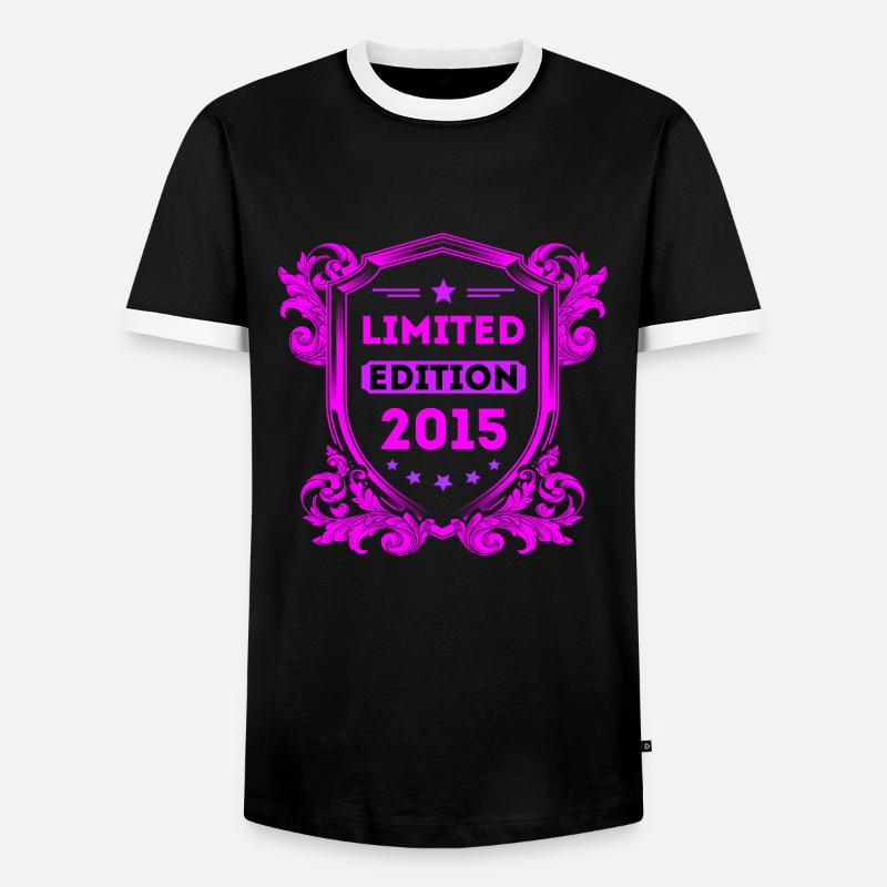 2015 - Men's Ringer Shirt - black/white