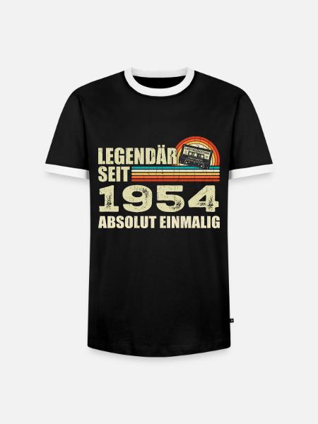 Légendaire depuis 1954 - absolument unique - T-shirt contrasté Homme - noir/blanc