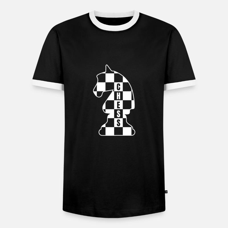 Chess, Chess - Men's Ringer Shirt - black/white