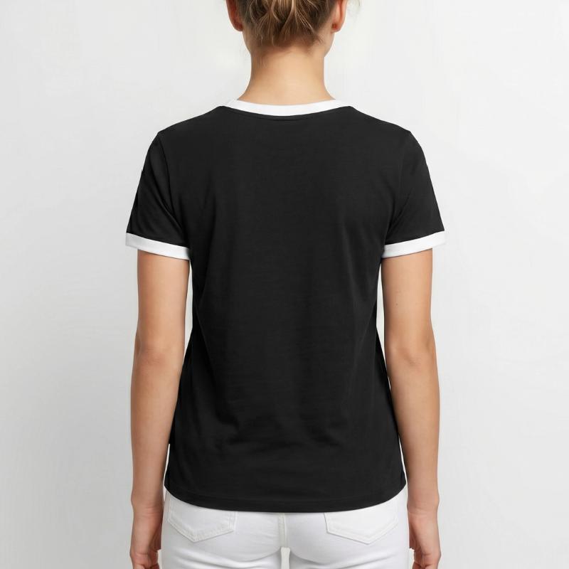 Kellner oder Kellnerin? Die Geschenkidee Männer Kontrast-T-Shirt
