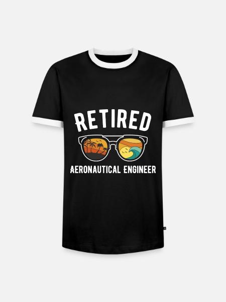 Beach-ready sunglasses for - Men's Ringer Shirt - black/white