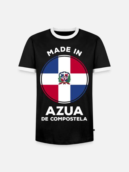 Dominican Republic - Men's Ringer Shirt - black/white