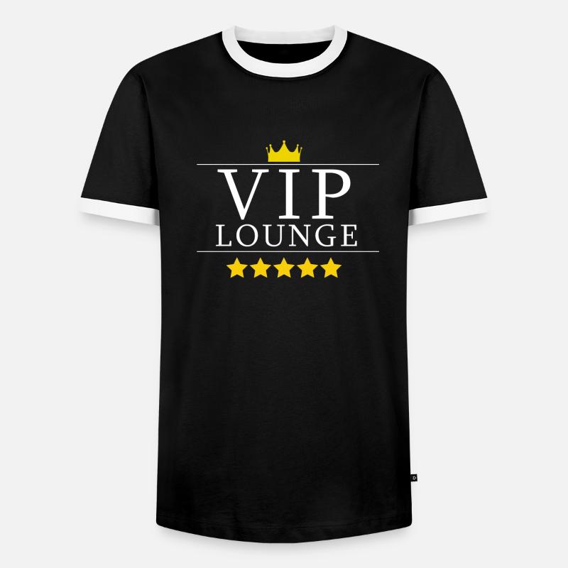 VIP Lounge Design Geschenk - Männer Kontrast-T-Shirt - Schwarz/Weiß
