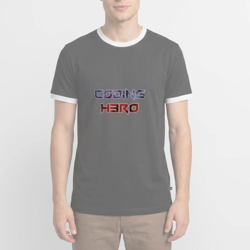 Coding Hero - programming hero Men's Ringer Shirt