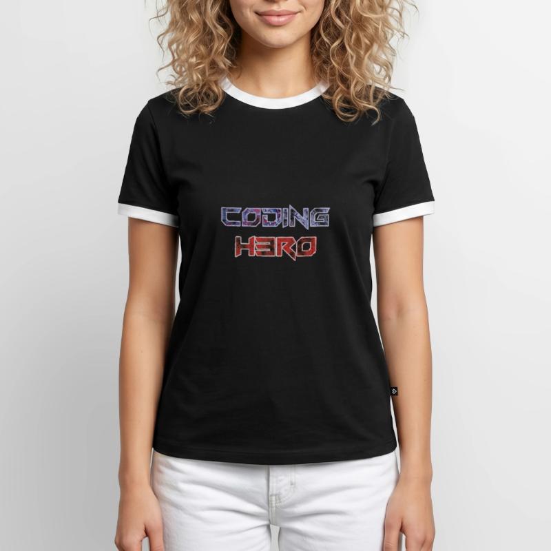 Coding Hero - programming hero Men's Ringer Shirt