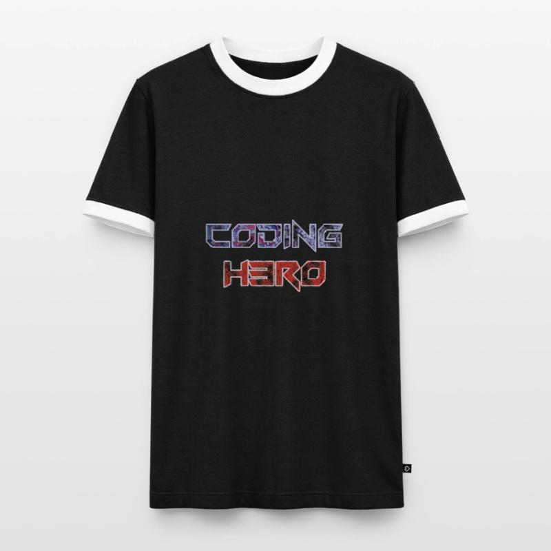 Coding Hero - programming hero Men's Ringer Shirt