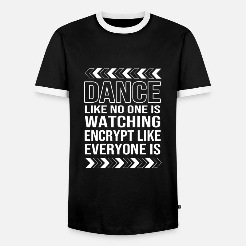 Cybersecurity Cyber Programmierer Hacker - Männer Kontrast-T-Shirt - Schwarz/Weiß