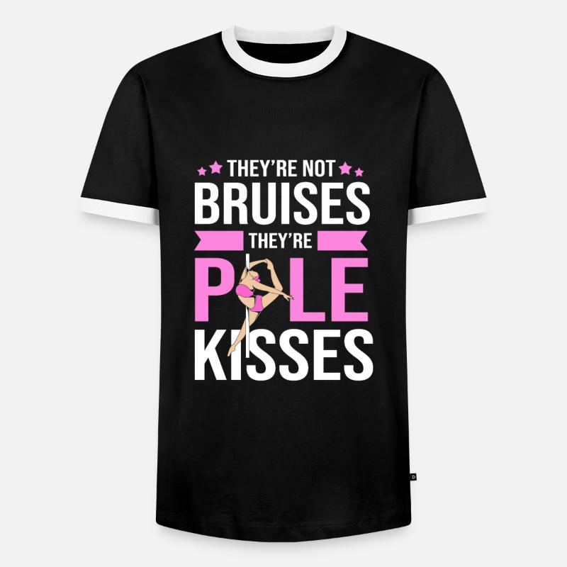 Pole Dance - Men's Ringer Shirt - black/white