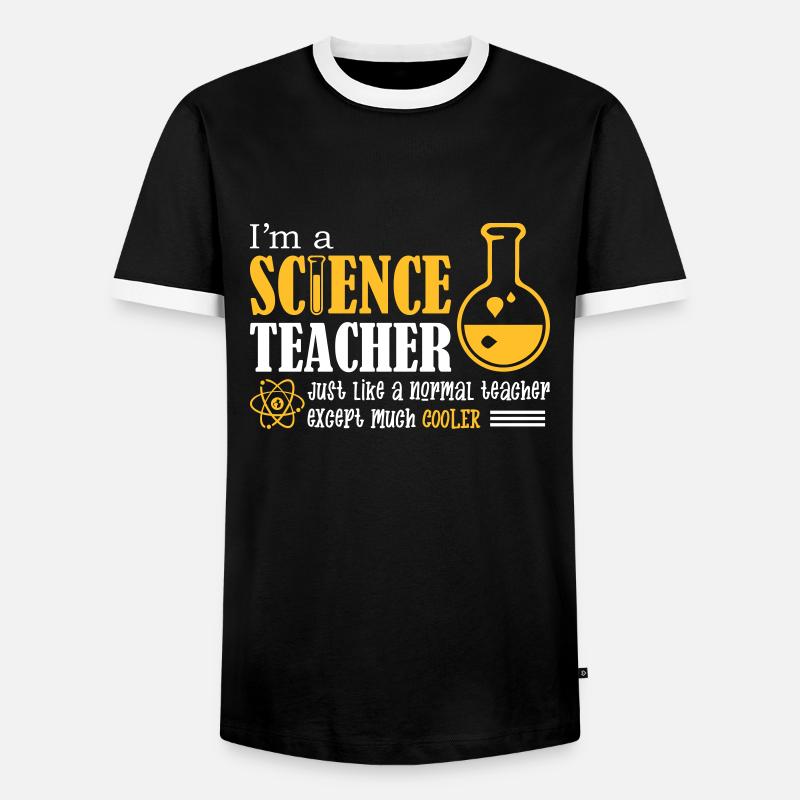 I'm A Science Teacher - Männer Kontrast-T-Shirt - Schwarz/Weiß