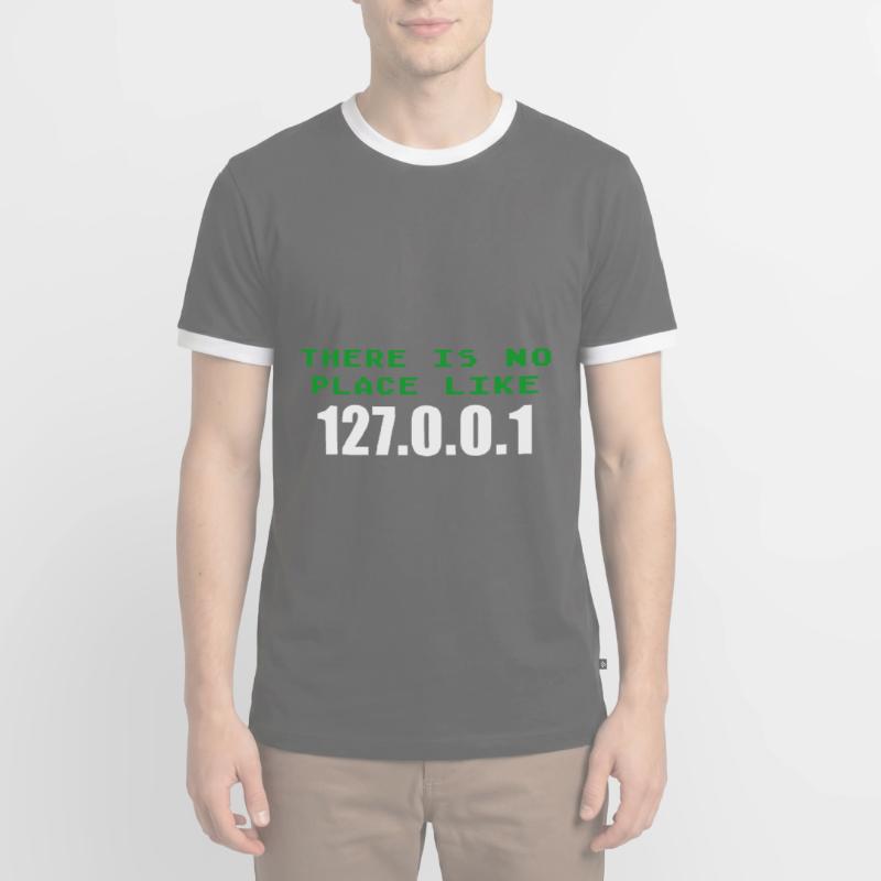 Programmierer Geek Computer Programmierung Coder L Männer Kontrast-T-Shirt