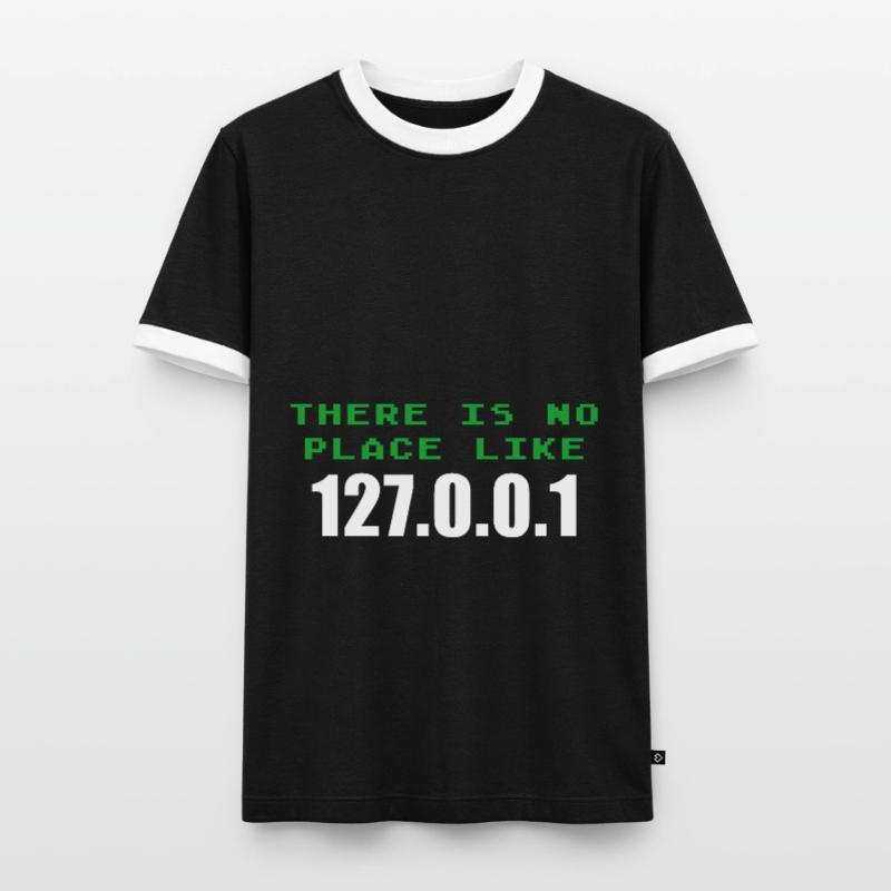 Programmierer Geek Computer Programmierung Coder L Männer Kontrast-T-Shirt