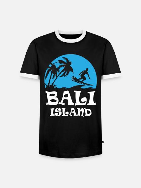 Bali Iceland - Men's Ringer Shirt - black/white