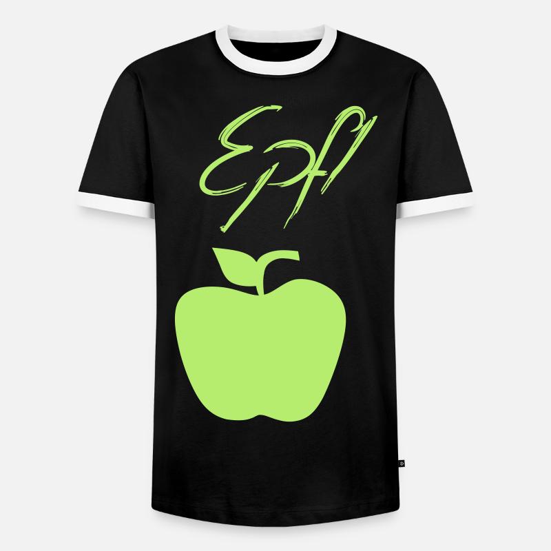 Epfl - Männer Kontrast-T-Shirt - Schwarz/Weiß