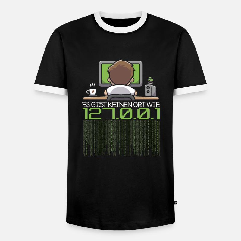 Programmierer Coder Software Entwickler - Männer Kontrast-T-Shirt - Schwarz/Weiß