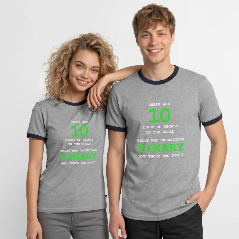 Programmierer Coder Software Entwickler Männer Kontrast-T-Shirt