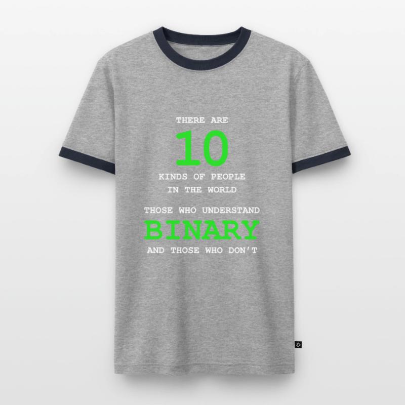Programmierer Coder Software Entwickler Männer Kontrast-T-Shirt