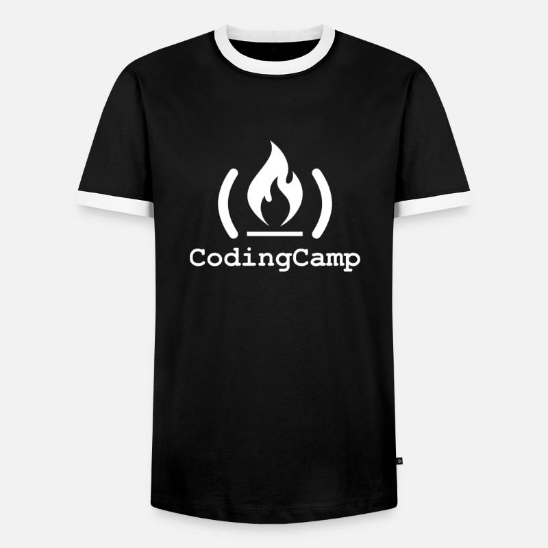 Programmer Coder Software Developer - Men's Ringer Shirt - black/white