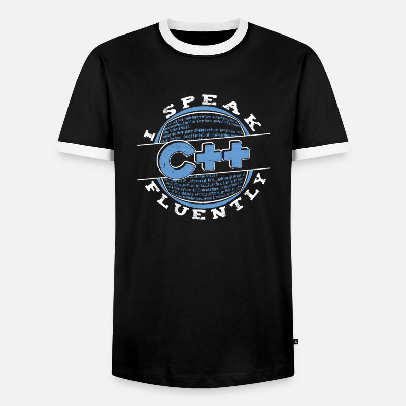 Programmer Coder Software Developer - Men's Ringer Shirt - black/white