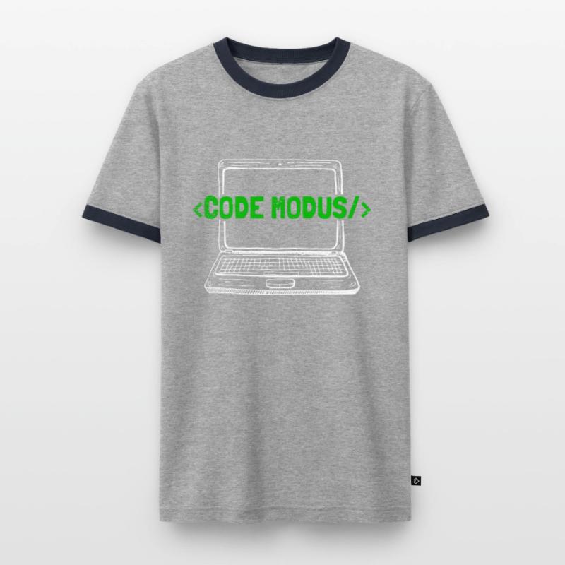 Programmierer Coder Software Entwickler Männer Kontrast-T-Shirt