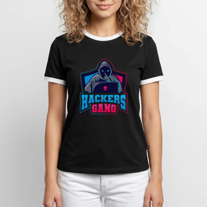 Programmierer Coder Software Entwickler Männer Kontrast-T-Shirt
