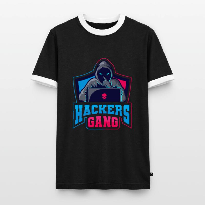 Programmierer Coder Software Entwickler Männer Kontrast-T-Shirt