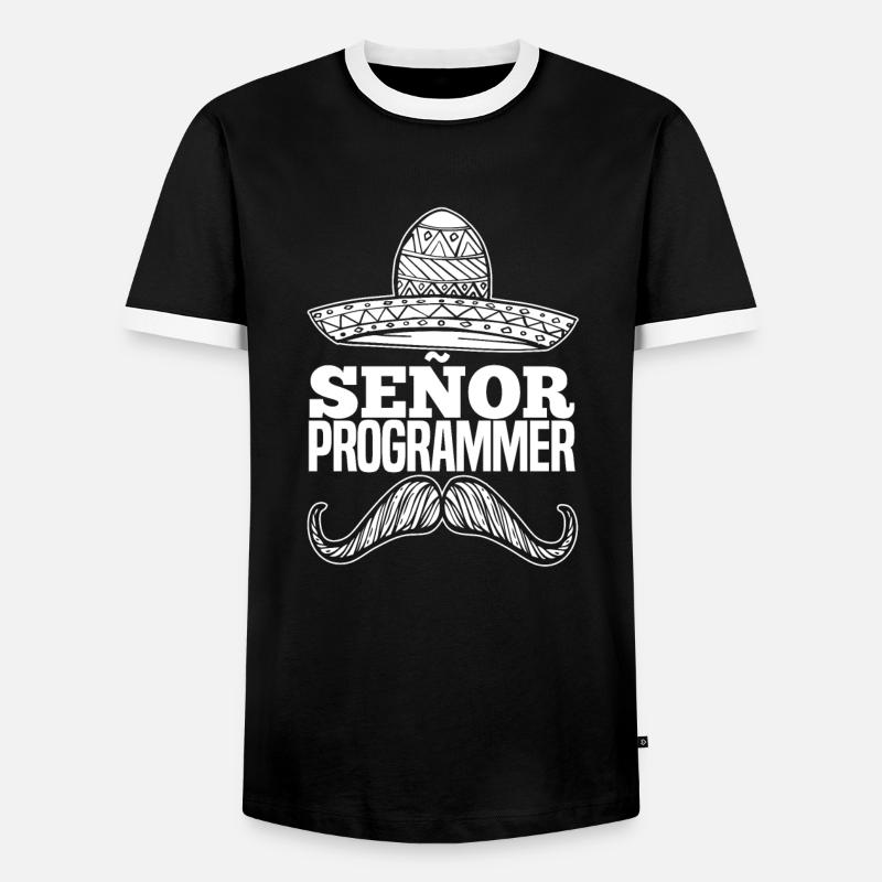Programmierer Coder Software Entwickler - Männer Kontrast-T-Shirt - Schwarz/Weiß