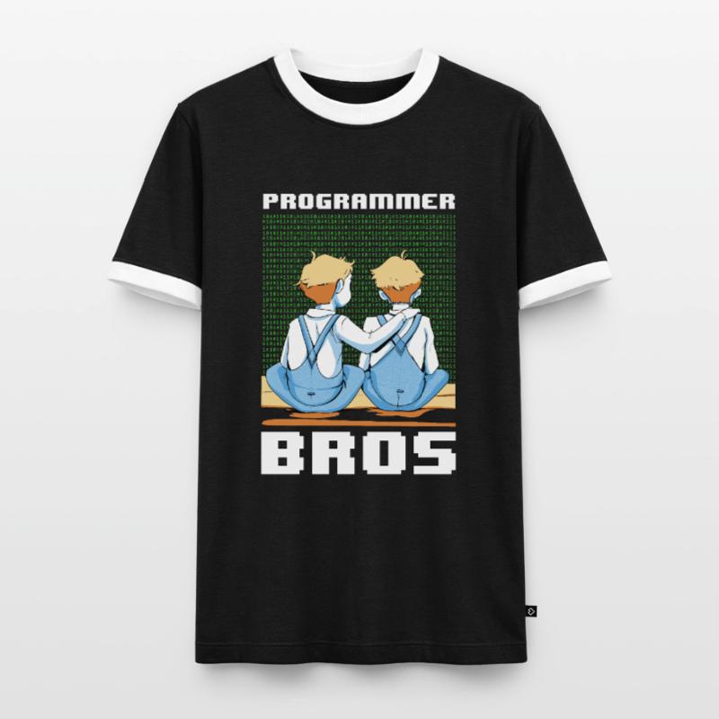 Programmierer Coder Software Entwickler Männer Kontrast-T-Shirt