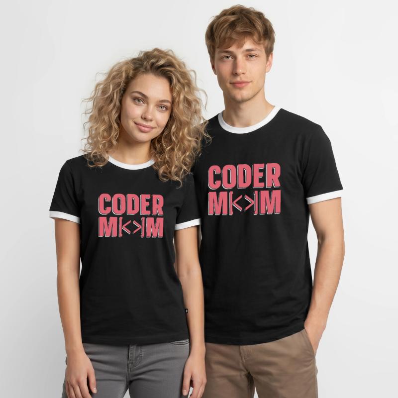 Programmer Coder Software Developer Men's Ringer Shirt