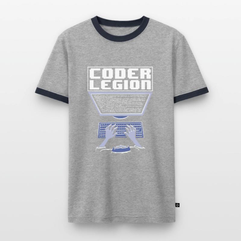 Programmierer Coder Software Entwickler Männer Kontrast-T-Shirt