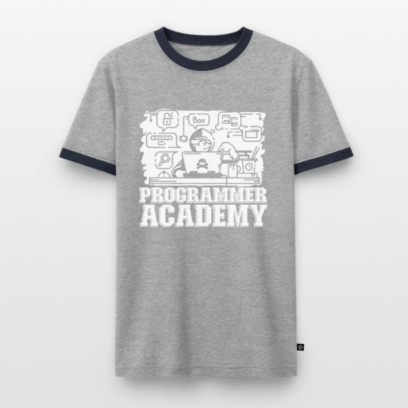 Programmierer Coder Software Entwickler Männer Kontrast-T-Shirt