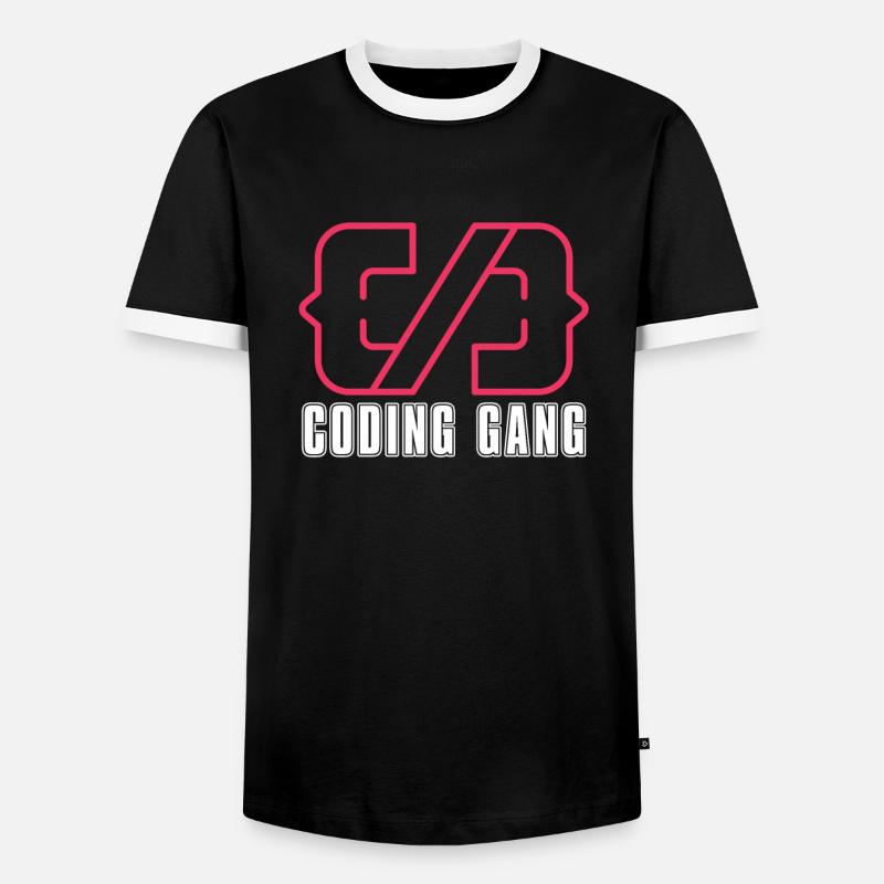Programmeur Coder Développeur de logiciels - T-shirt contrasté Homme - noir/blanc