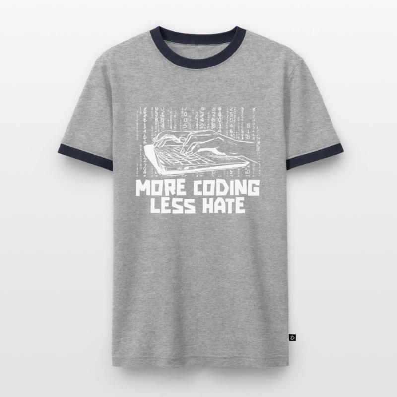 Programmer Coder Software Developer Men's Ringer Shirt
