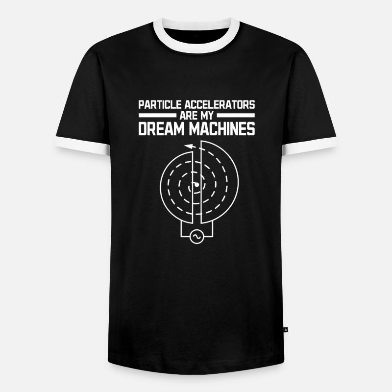 Physik Physiker - Männer Kontrast-T-Shirt - Schwarz/Weiß