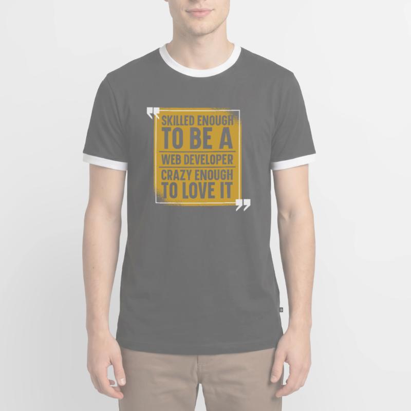 Web Developer Webdeveloper Web Developer Men's Ringer Shirt