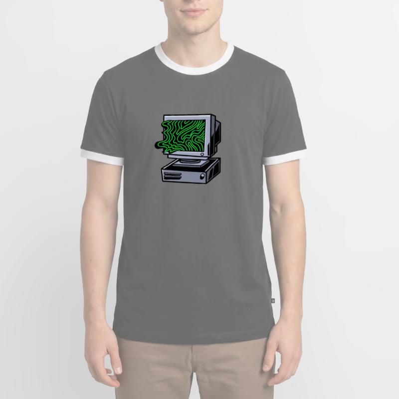 Developer Coder Programmer Men's Ringer Shirt