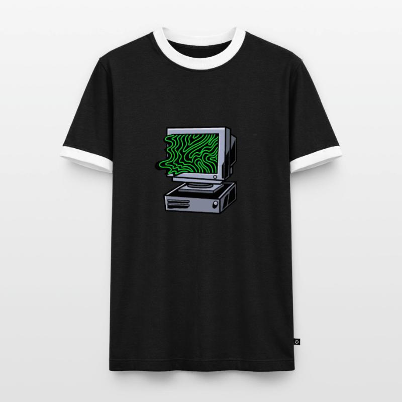 Developer Coder Programmer Men's Ringer Shirt