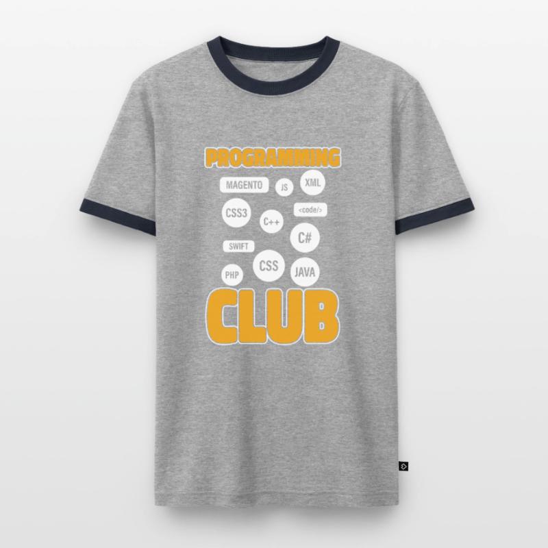 Association des programmeurs de développeurs codeurs T-shirt contrasté Homme