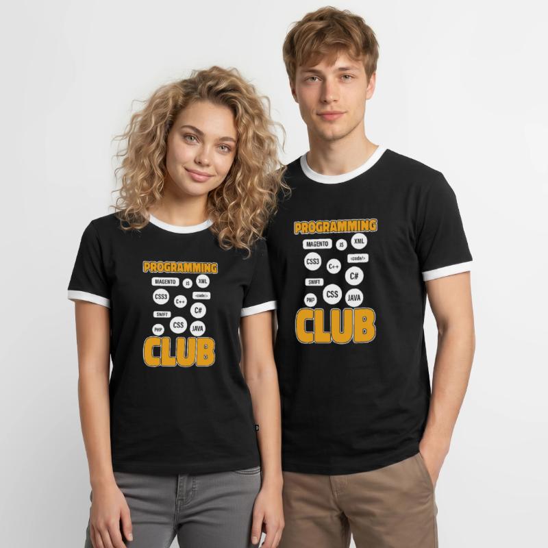 Developer Coder Programmer Association Men's Ringer Shirt