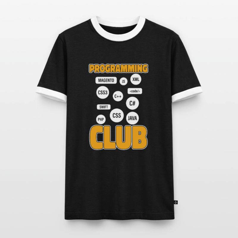Developer Coder Programmer Association Men's Ringer Shirt