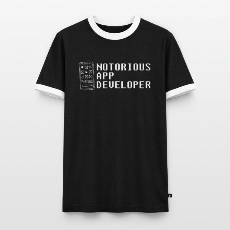 Entwickler Coder Programmierer Entwickler Männer Kontrast-T-Shirt