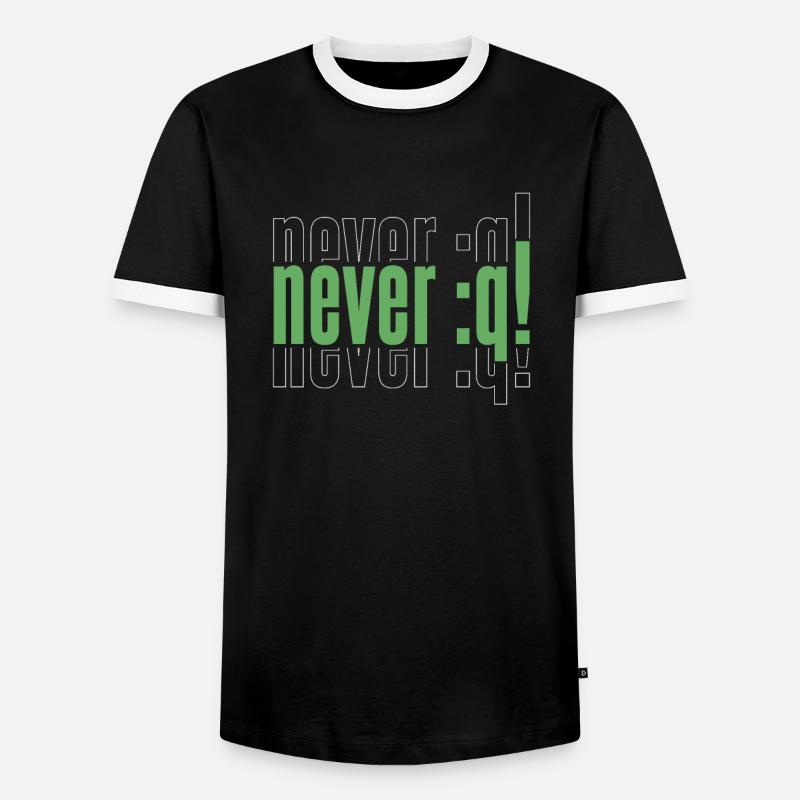 Developer Coder Programmer Funny - Men's Ringer Shirt - black/white