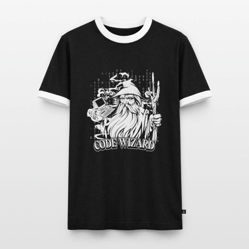 Entwickler Coder Programmierer Magier Männer Kontrast-T-Shirt