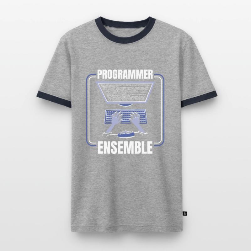 Développeur Coder Programmeur Ensemble T-shirt contrasté Homme