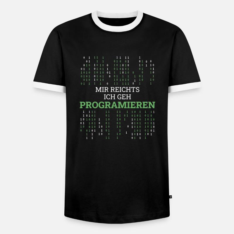 Entwickler Coder Programmierer Lustig - Männer Kontrast-T-Shirt - Schwarz/Weiß